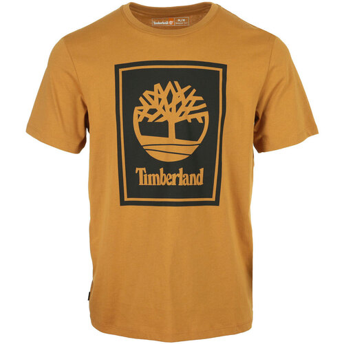 Textiel Heren T-shirts korte mouwen Timberland Short Sleeve Tee Oranje