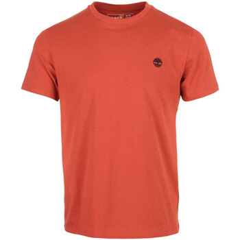 Textiel Heren T-shirts korte mouwen Timberland Short Sleeve Tee Oranje
