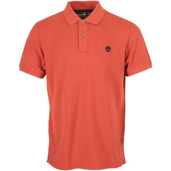 Timberland Pique Short Sleeve Polo Rood
