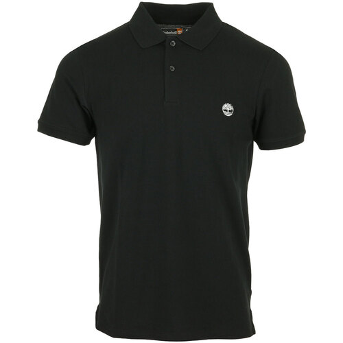 Textiel Heren T-shirts & Polo’s Timberland Short Sleeve Stretch Polo Zwart
