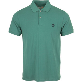 Textiel Heren T-shirts & Polo’s Timberland Short Sleeve Stretch Polo Blauw
