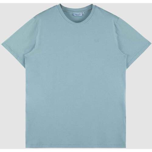 Textiel Heren T-shirts korte mouwen Vercate Knitted T-Shirt - Lichtblauw Blauw