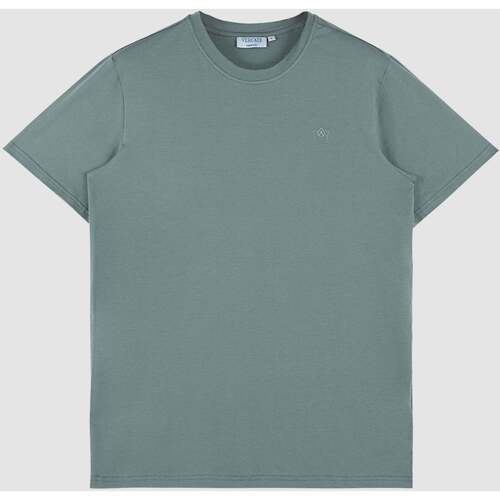 Textiel Heren T-shirts korte mouwen Vercate Knitted T-Shirt - Groen Groen