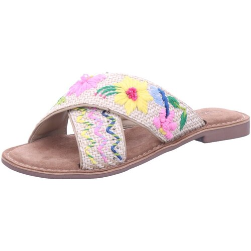 Schoenen Dames Leren slippers Lazamani  Multicolour