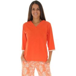 Textiel Dames Pyjama's / nachthemden Christian Cane GARRYA Oranje