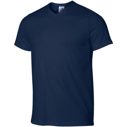 Textiel Heren T-shirts korte mouwen Joma Versalles Short Sleeve Tee Blauw