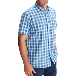 Textiel Heren Overhemden korte mouwen TBS  Blauw