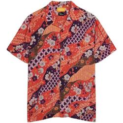Textiel Heren Overhemden lange mouwen Superdry  Oranje