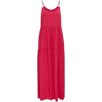 Textiel Dames Lange jurken Only  Roze