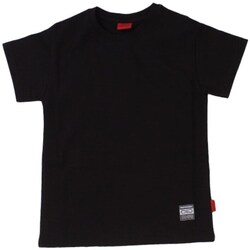 Textiel Jongens T-shirts korte mouwen Propaganda 24SSPRBLTS003 Zwart