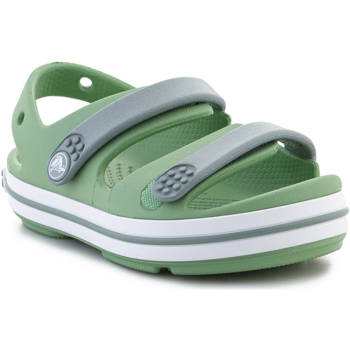 Schoenen Jongens Sandalen / Open schoenen Crocs Crocband Cruiser Sandal Toddler 209424-3WD Groen