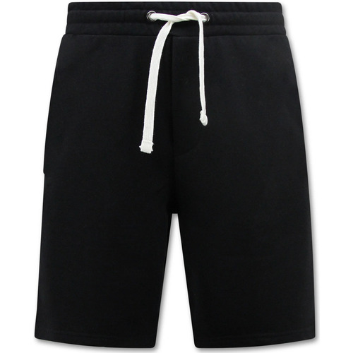 Textiel Heren Korte broeken / Bermuda's Enos Sweat Short Shorts Jogging Zwart