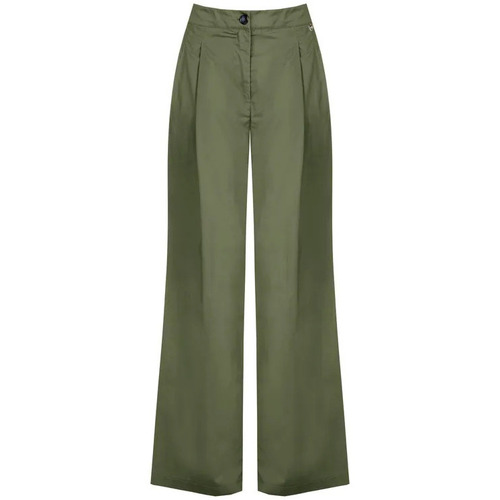 Textiel Dames Broeken / Pantalons Rinascimento CFC0119499003 Militair Groen