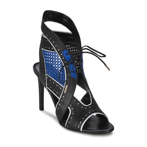 Schoenen Dames Sandalen / Open schoenen Roberto Cavalli XPS254-PZ448 Zwart / Blauw