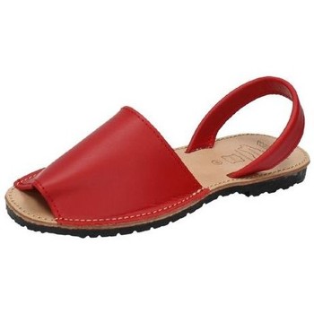 Schoenen Dames Sandalen / Open schoenen Whetis Menorquinas de piel ROJO