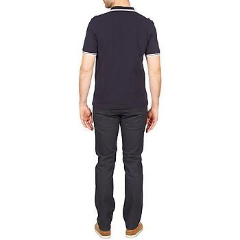 Fred Perry SLIM FIT TWIN TIPPED Marine / Wit