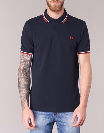 Fred Perry SLIM FIT TWIN TIPPED Marine