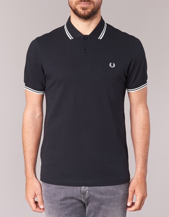 Fred Perry SLIM FIT TWIN TIPPED Zwart / Wit