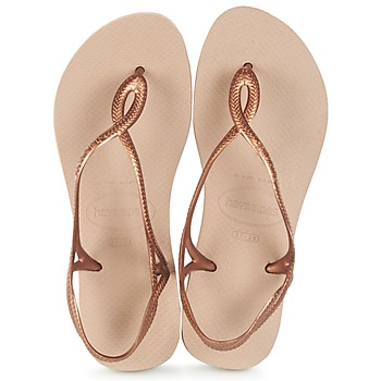 Schoenen Dames Sandalen / Open schoenen Havaianas LUNA Brons