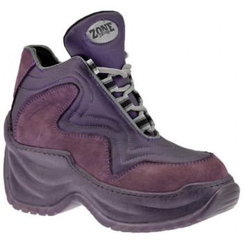 Schoenen Dames Sneakers Zone 14512  Slim  Platform Violet