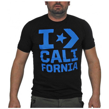 Textiel Heren T-shirts & Polo’s Converse California Zwart