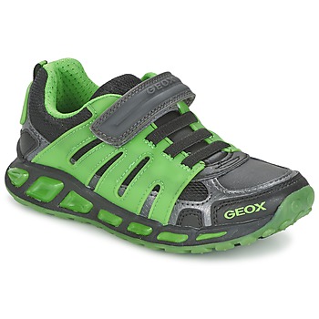 Schoenen Jongens Lage sneakers Geox  Zwart / Groen