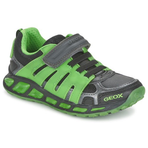 Schoenen Jongens Lage sneakers Geox  Zwart / Groen