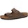 Schoenen Heren Leren slippers Birkenstock Arizona Mocca Noir