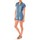 Textiel Dames Korte broeken / Bermuda's Dress Code Combinaison F259  Denim Blauw