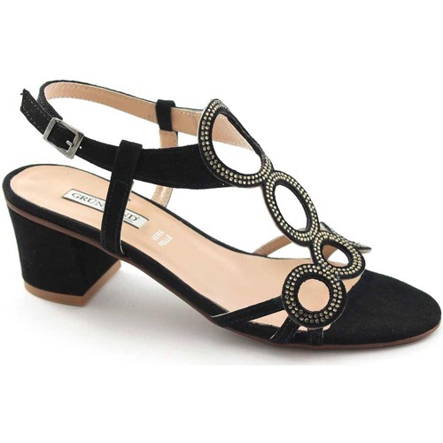 Schoenen Dames Sandalen / Open schoenen Grunland GRU-SA1344-NE Zwart