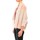 Textiel Dames Jacks / Blazers De Fil En Aiguille Gilet Bicolore LOLA blanc et rose Roze
