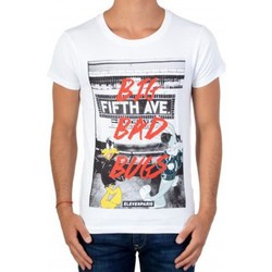 Textiel Jongens T-shirts korte mouwen Eleven Paris 63888 Wit