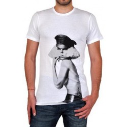 Textiel Heren T-shirts korte mouwen Eleven Paris 19069 Wit