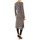 Textiel Dames Jurken By La Vitrine Robe Plume gris Grijs
