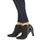 Schoenen Dames Low boots France Mode NANTES Zwart / Lak