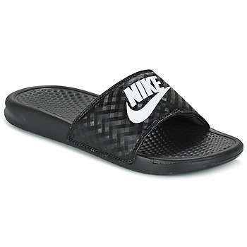 Schoenen Dames slippers Nike BENASSI JUST DO IT W Zwart / Wit