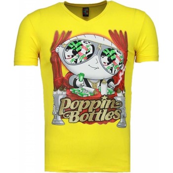 Textiel Heren T-shirts korte mouwen Local Fanatic Poppin Stewie Geel