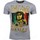 Textiel Heren T-shirts korte mouwen Local Fanatic Bob Marley Buffalo Soldier Print Grijs