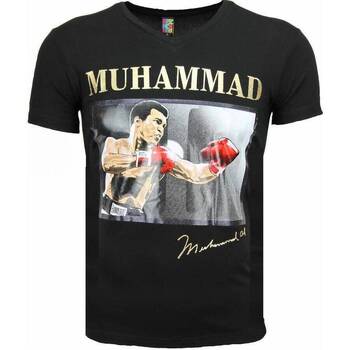 Textiel Heren T-shirts korte mouwen Local Fanatic Muhammad Ali Glossy Print Zwart