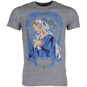 Textiel Heren T-shirts korte mouwen Local Fanatic Holy Mary Grijs