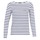Textiel Dames T-shirts met lange mouwen Betty London IFLIGEME Wit / Blauw