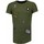 Textiel Heren T-shirts korte mouwen Justing Military Patches Groen
