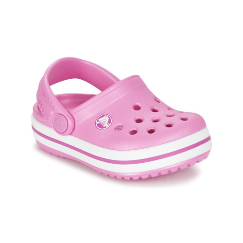 Schoenen Meisjes Klompen Crocs Crocband Clog Kids Roze
