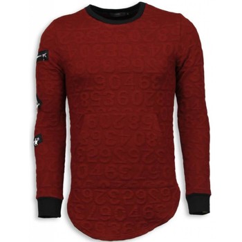 Textiel Heren Sweaters / Sweatshirts Justing D Numbered Pocket Long Fit Bordeaux