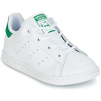 Schoenen Kinderen Lage sneakers adidas Originals STAN SMITH I Wit / Groen