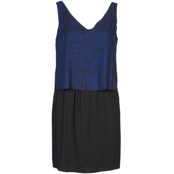 Textiel Dames Korte jurken Naf Naf LORRICE Zwart / Blauw