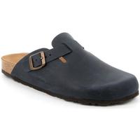 Schoenen Heren Leren slippers Grunland DSG-CB7034 Blauw
