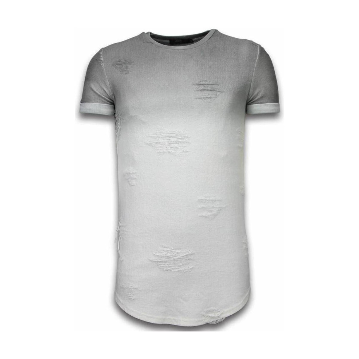 Textiel Heren T-shirts korte mouwen Justing Flare Effect Long Fi Dual Ed Multicolour