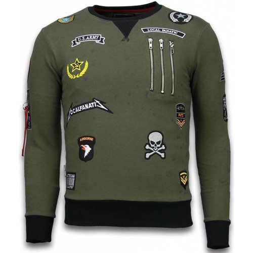 Textiel Heren Sweaters / Sweatshirts Local Fanatic Embroidery Patches Groen