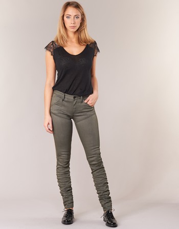 Textiel Dames Skinny Jeans G-Star Raw 5620 STAQ 3D MID SKINNY COJ WMN Kaki